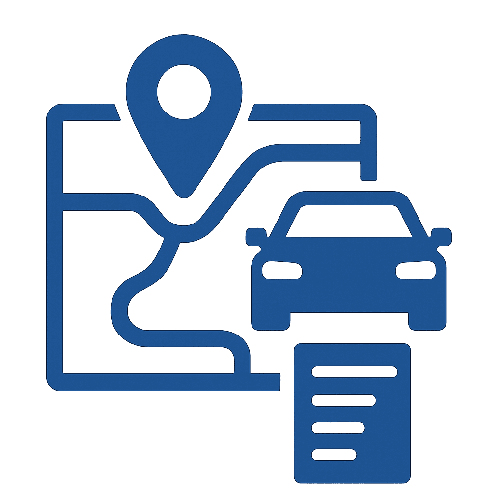 Kontrola GPS pojazdu z raportami