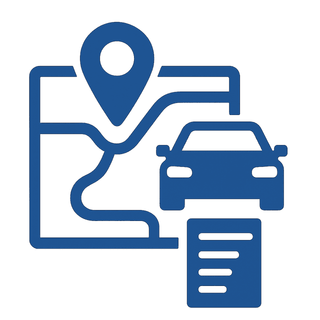 Kontrola GPS pojazdu z raportami
